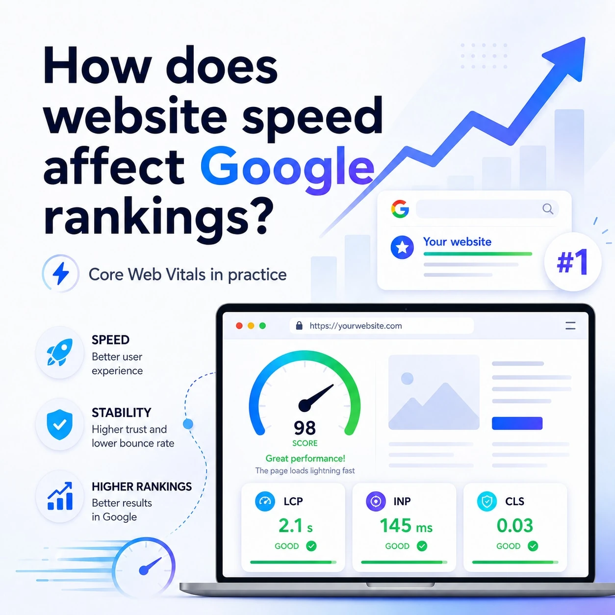 How does site speed affect your Google rankings? Core Web Vitals in practice