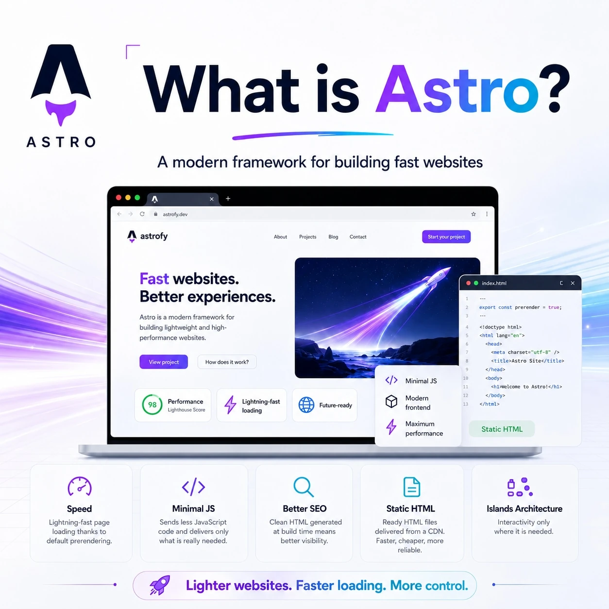 What is Astro? A modern framework for building fast websites