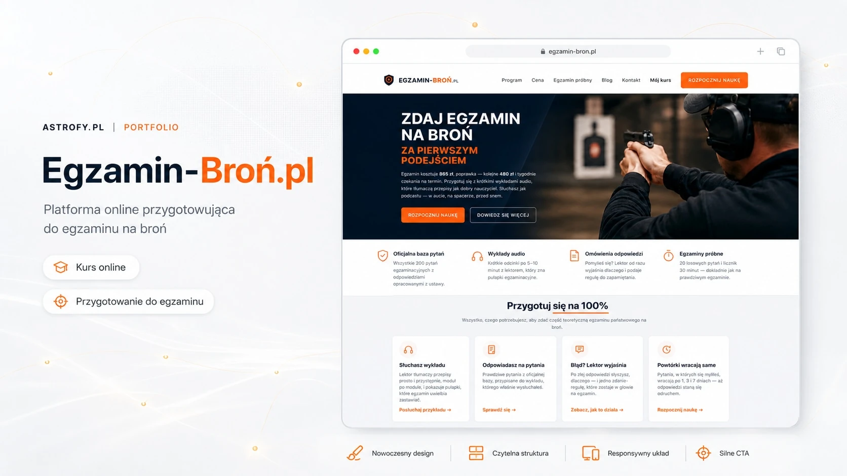 E-learning platform with audio lectures and online payments